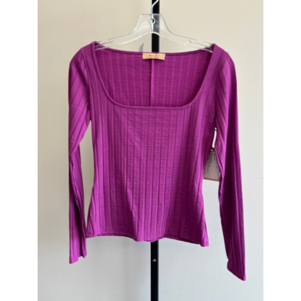 Bailey 44 Women's Purple Long Sleeve Shirt Size S NWT #58563